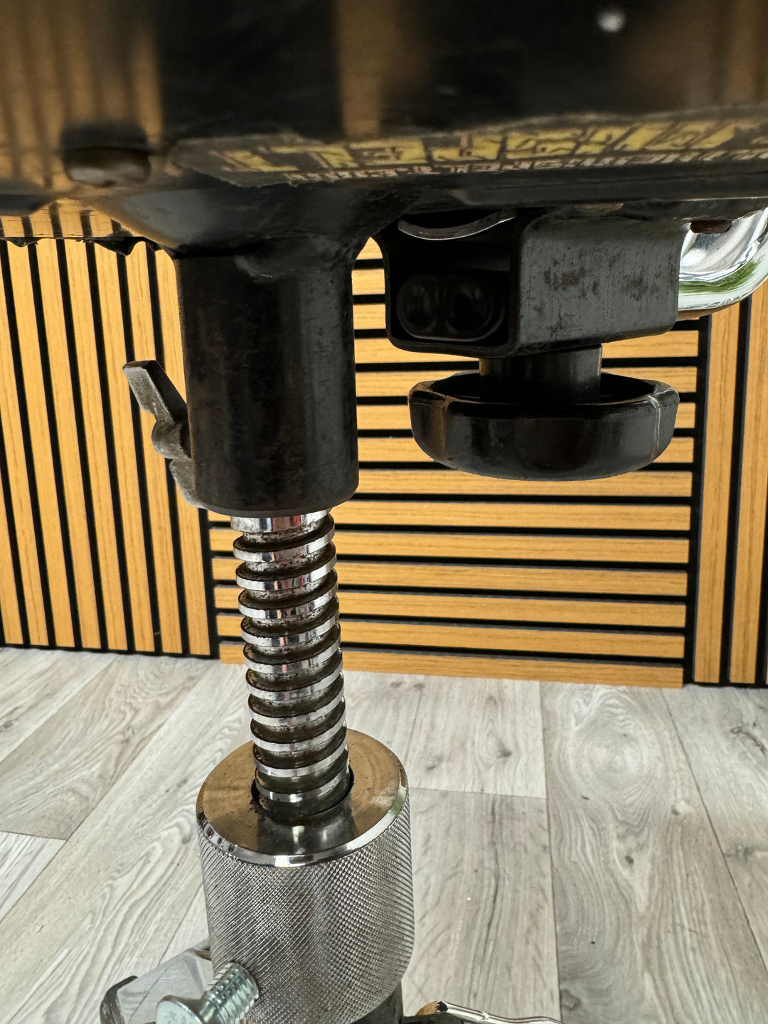 Gibraltar Saddle Drum Stool Throne with Back Rest / Height Adjustable #OO17