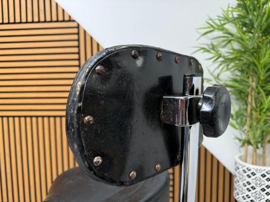 Gibraltar Saddle Drum Stool Throne with Back Rest / Height Adjustable #OO17