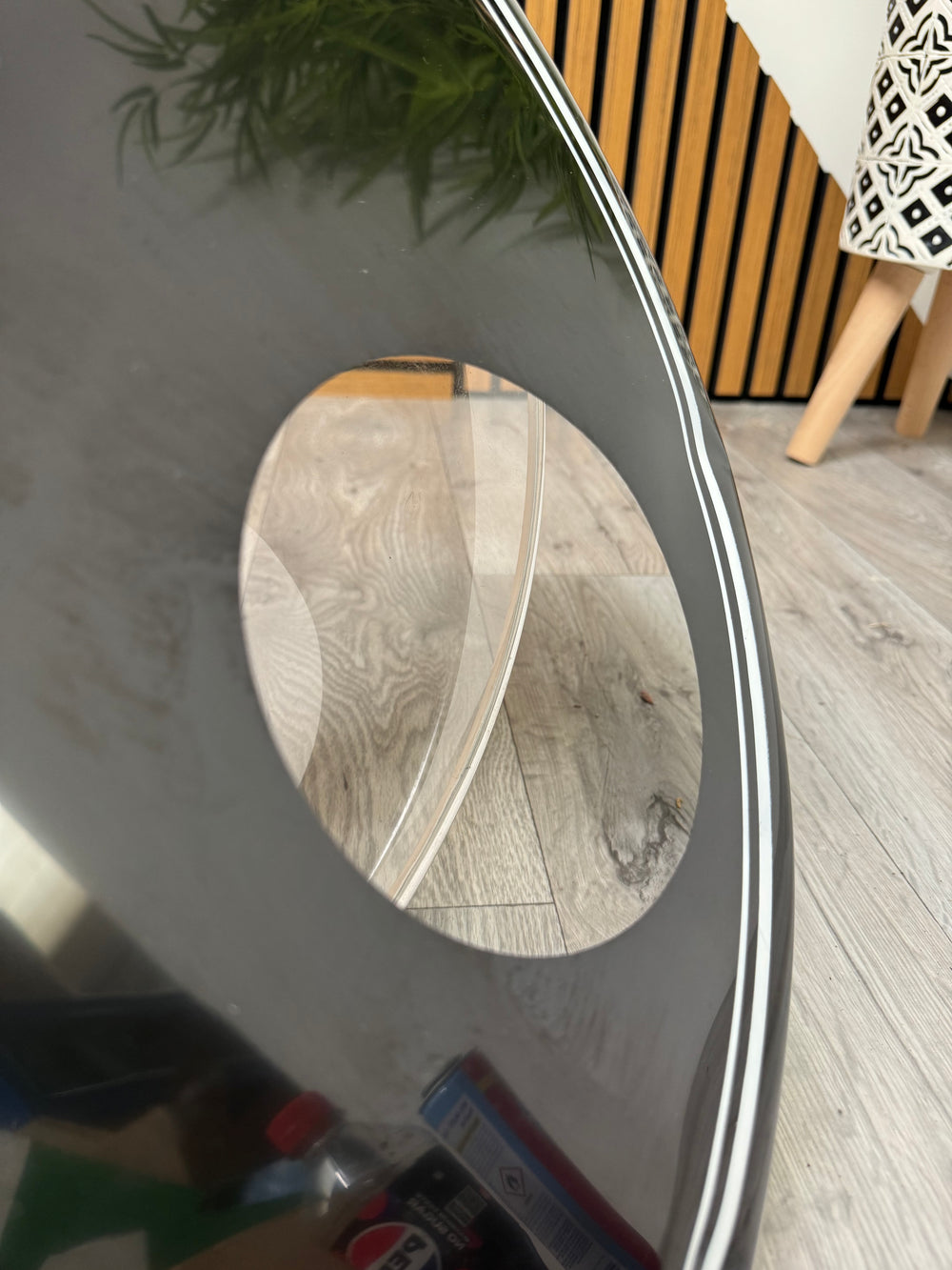 Gear4Music Bass 22" Drum Heads (Pair) / Black & Clear #OO18