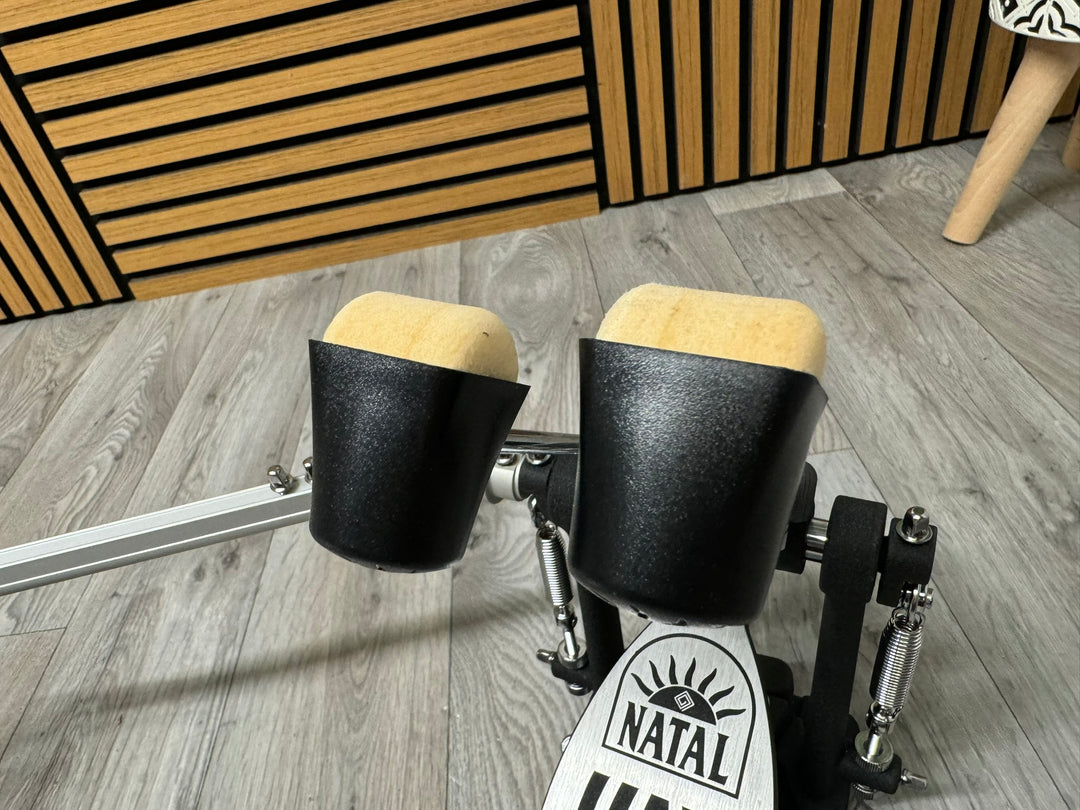 Natal Pro Series Double Bass Drum Pedal / Kick Pedal / Hardware #WE40