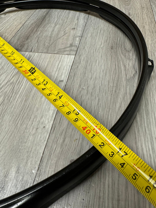 Black 16” Drum Hoops Rims 6-Lug Hardware Tension #OO21