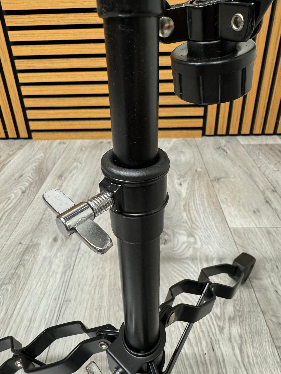 Black Snare Drum Grab Stand / Double Braced Hardware #OO23