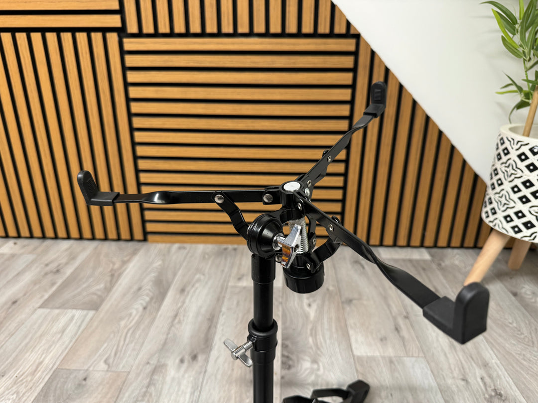 Black Snare Drum Grab Stand / Double Braced Hardware #OO23