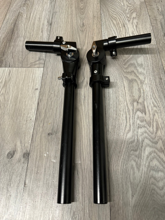 Black Tom Drum Spares Holders Arms 22mm Hardware (Pair) #OO24
