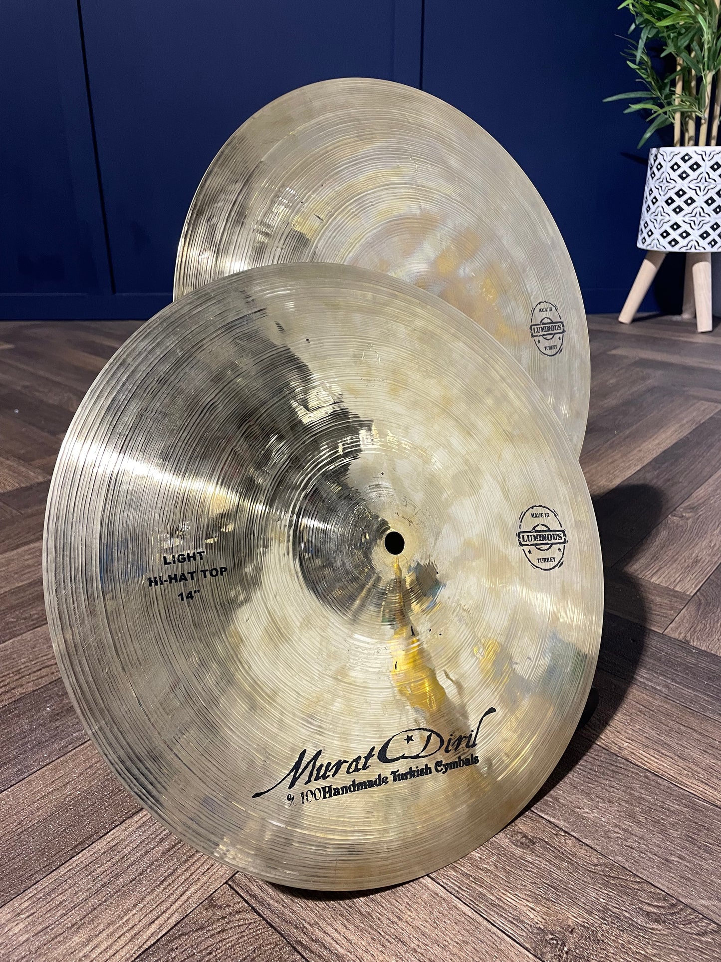 Murat Diril Luminous Series Hi Hats 14”/35cm Cymbals (Pair) / Turkish #KX7