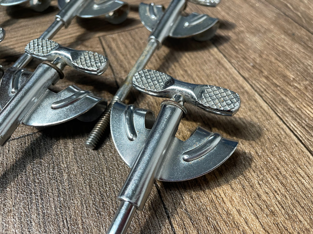Vintage Sonor Bass Drum Tension Rods And Claws Hardware x6 #LK59