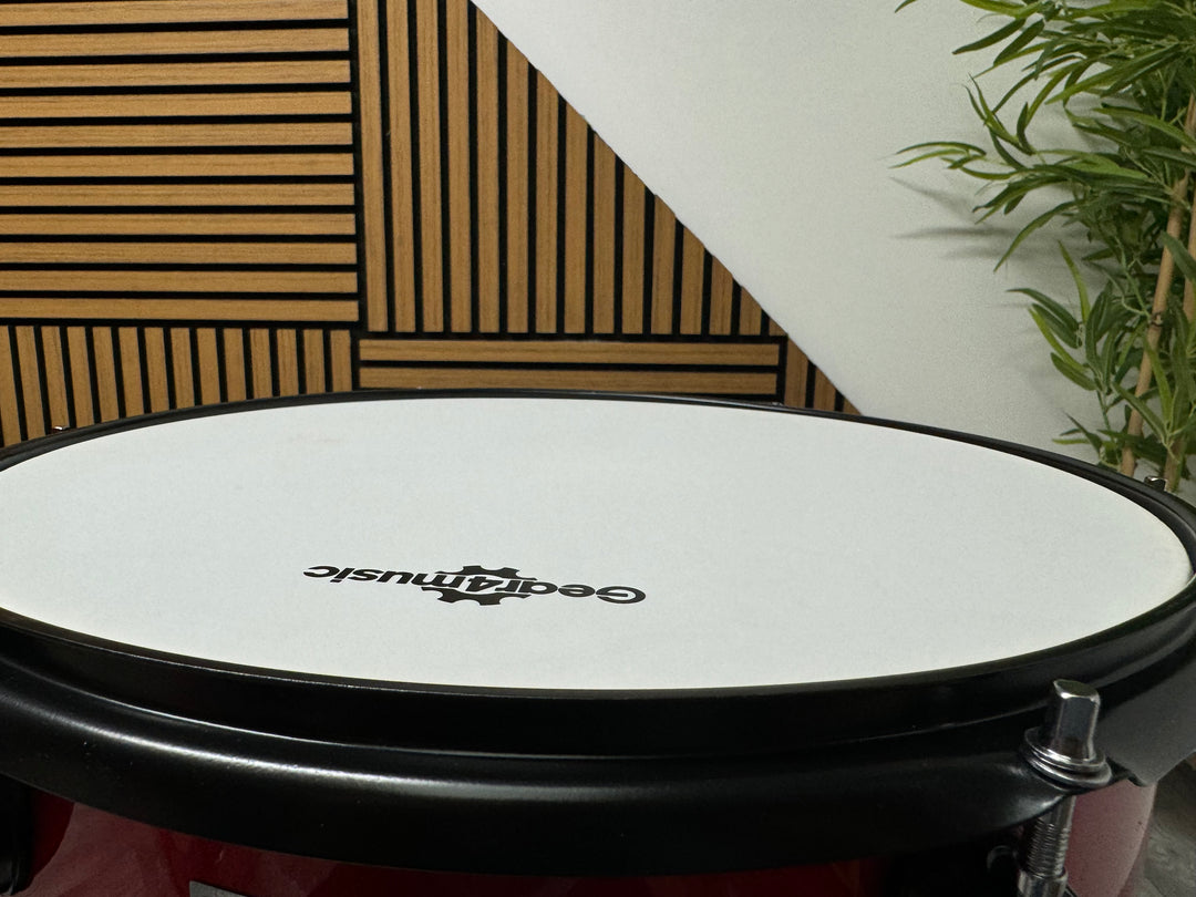 Gear4Music 14” x 5.5” Snare Drum / 6-Lug / Red #OO34