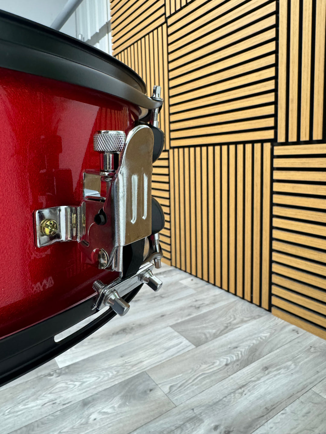 Gear4Music 14” x 5.5” Snare Drum / 6-Lug / Red #OO34