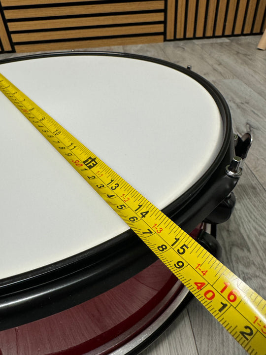 Gear4Music 14” x 5.5” Snare Drum / 6-Lug / Red #OO34