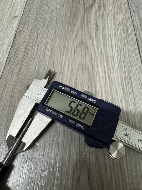 Black Bass Drum Tension Rods And Claws / Drum Hardware x6 #OO38