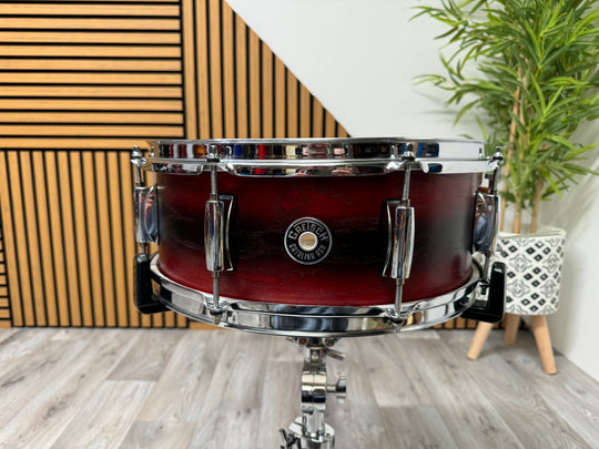 Gretsch Catalina Ash 14” x 5.5” Snare Drum / 8-Lug / Red Fade #OO43