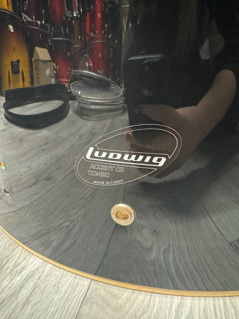 Ludwig Accent Bass Drum Shell 22”x16” Bare Wood Project / Upcycle #OW1