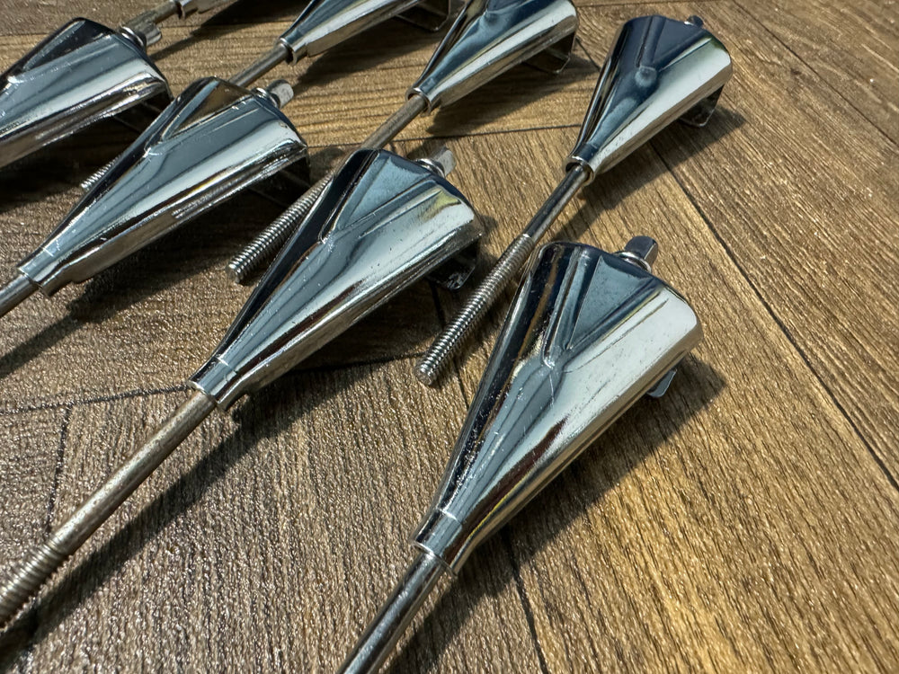 Premier Bass Drum Tensioner Tension Rods & Claws Hardware x8 #NK69