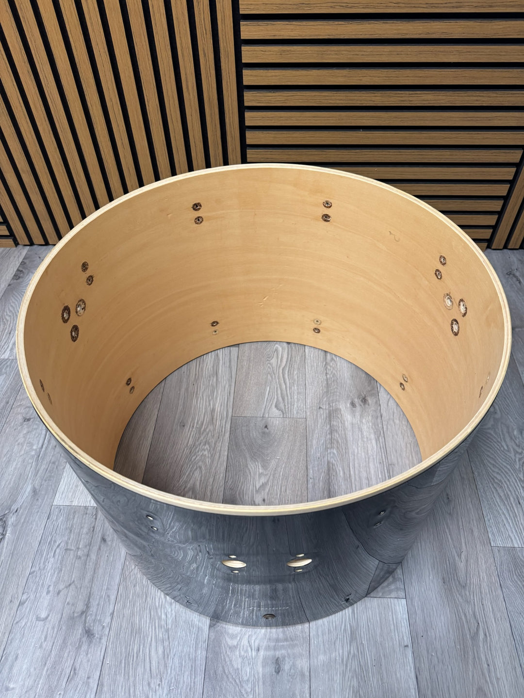 Ludwig Accent Bass Drum Shell 22”x16” Bare Wood Project / Upcycle #OW1