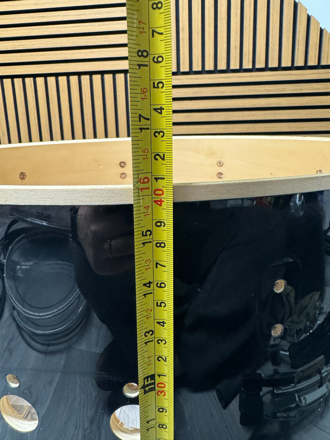 Ludwig Accent Bass Drum Shell 22”x16” Bare Wood Project / Upcycle #OW1