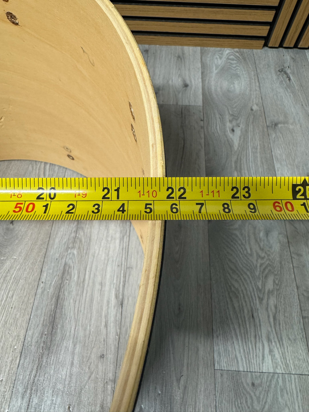 Ludwig Accent Bass Drum Shell 22”x16” Bare Wood Project / Upcycle #OW1