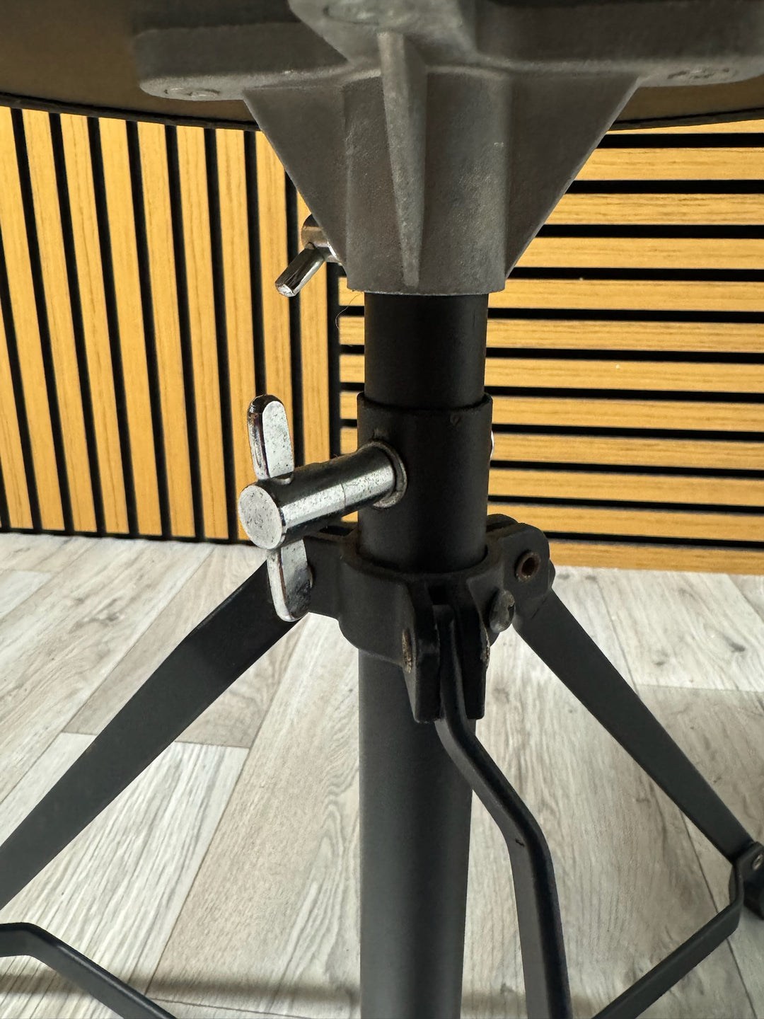 Drum Stool Throne Black / Height Adjustable / Drum Hardware #OW4