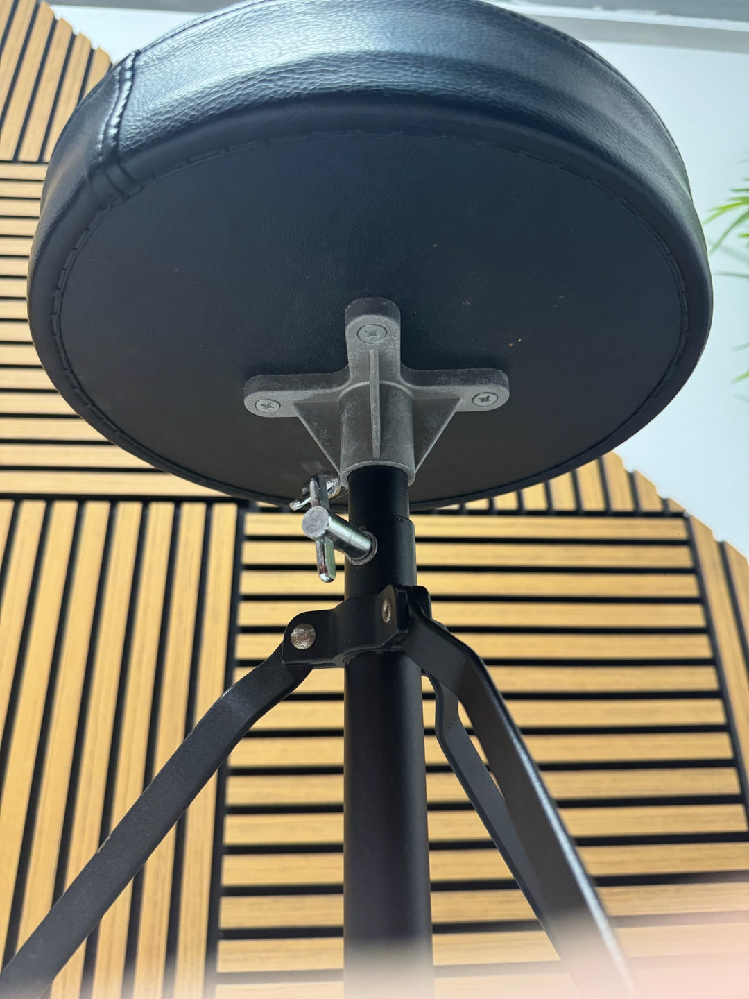 Drum Stool Throne Black / Height Adjustable / Drum Hardware #OW4