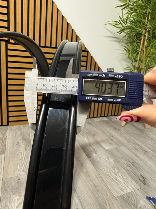 Ludwig Accent Bass Drum 22” Metal Hoops Rims Hardware / Black #OW9