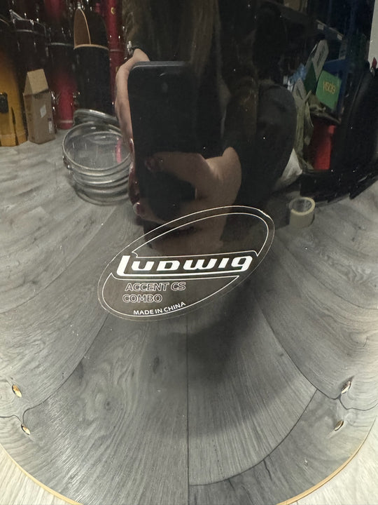 Ludwig Accent CS Tom Drum Shell 13”x11” Bare Wood #OW11
