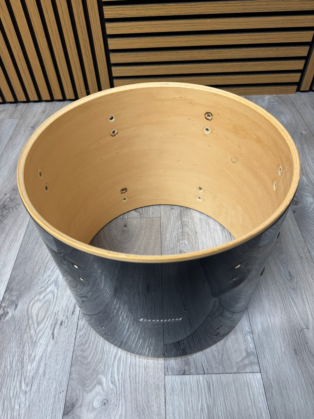 Ludwig Accent CS Tom Drum Shell 13”x11” Bare Wood #OW11