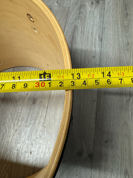 Ludwig Accent CS Tom Drum Shell 13”x11” Bare Wood #OW11