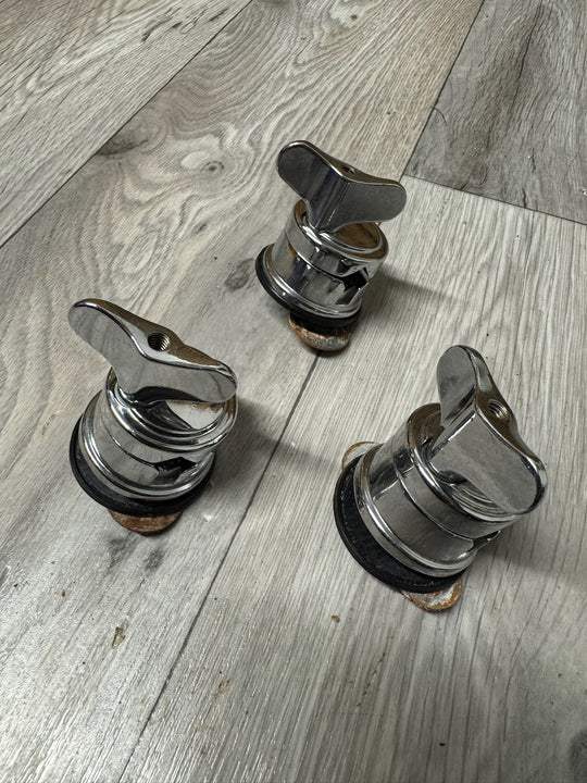 Ludwig Floor Tom Drum Leg Holders Hardware Mounts x3 #OW17