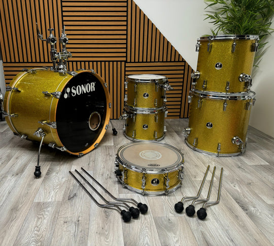 SONOR 3007 Special Edition Drum Kit 6-Piece Shell Pack / 22" / Yellow #OO