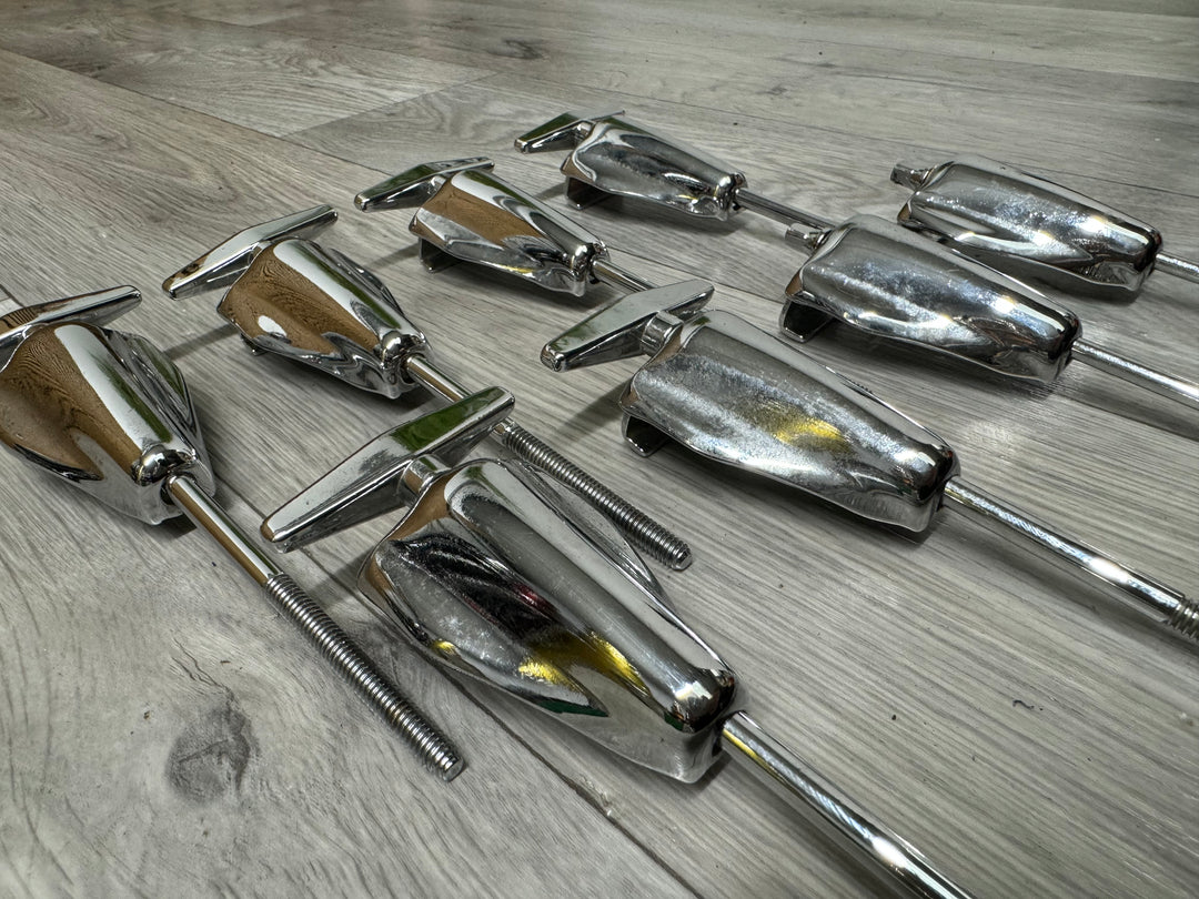 Premier XPK/APK Bass Drum Tension Rods & Claws Hardware x8 #OO77