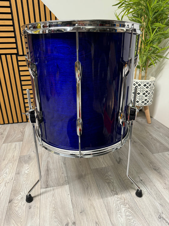 Premier XPK 16” x 16” Floor Tom Drum / Blue #OO80