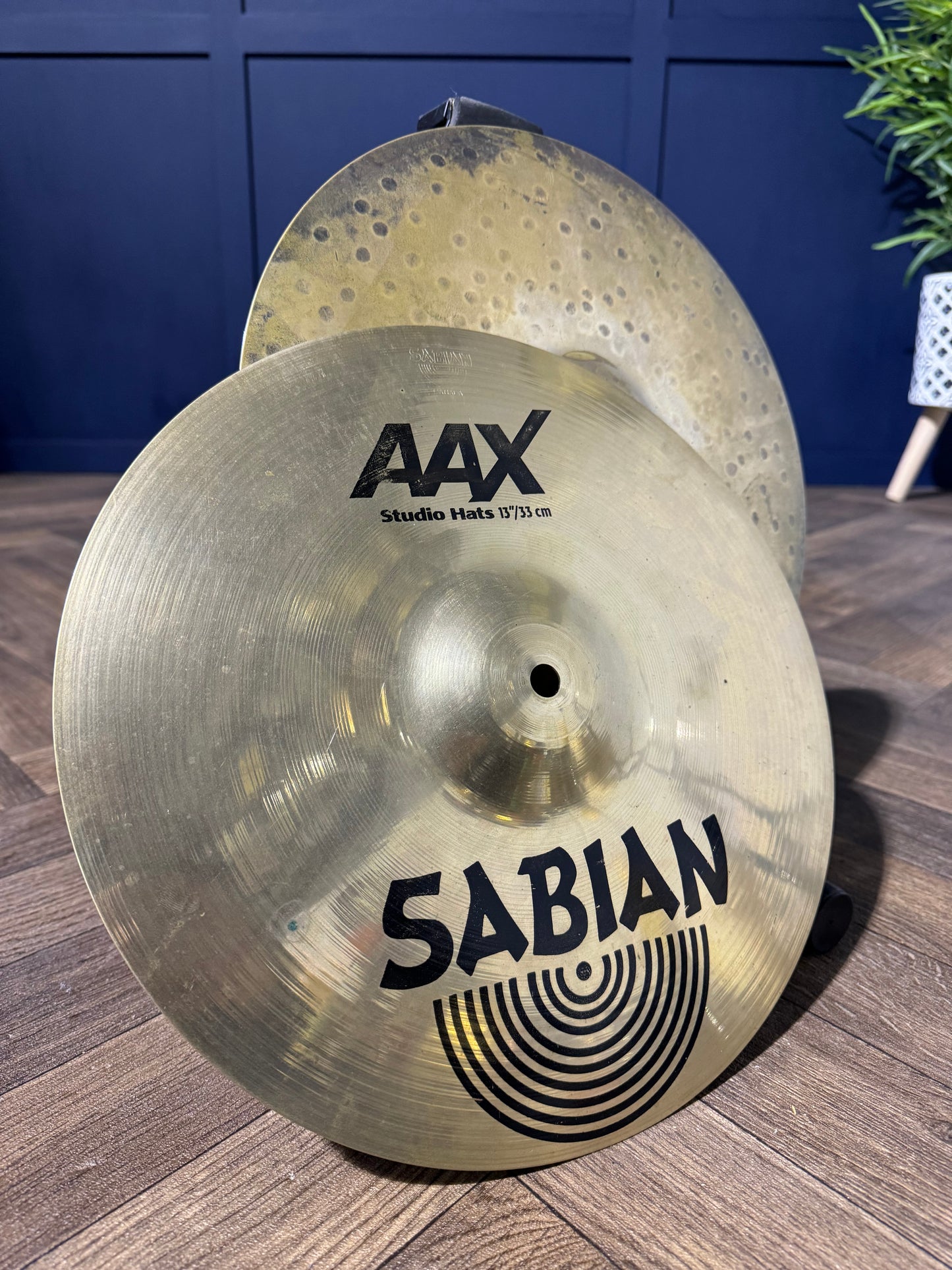 Sabian AAX Studio Fusion Hi Hats 13”/33cm Hi Hat Cymbals (Pair) #MS59