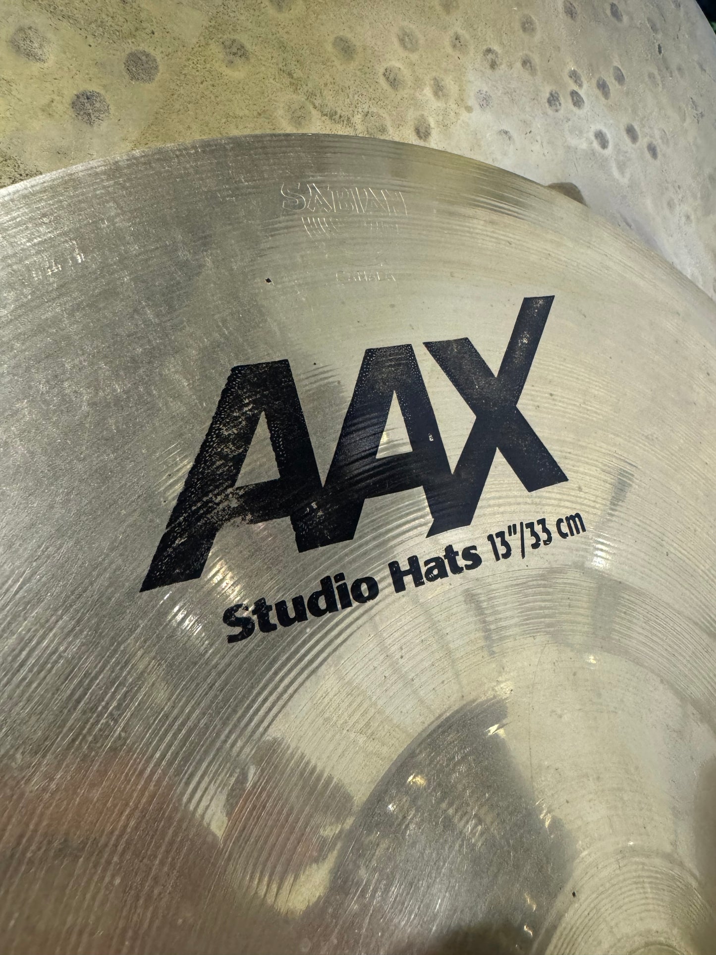 Sabian AAX Studio Fusion Hi Hats 13”/33cm Hi Hat Cymbals (Pair) #MS59