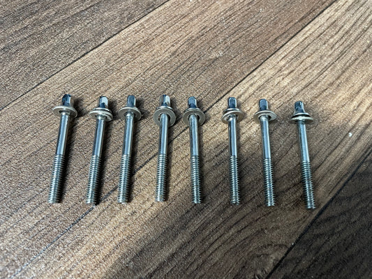 Gretsch Drum Tension Rods 56mm Screws Tom Hardware x8 #LL116