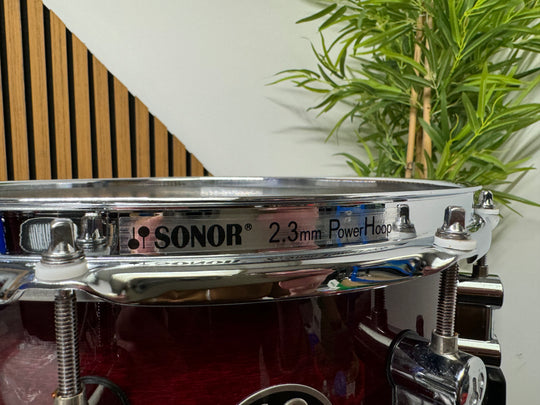 SONOR 3007 Maple Snare Drum 14” x 5.5” / 10-Lug / Red #VK17