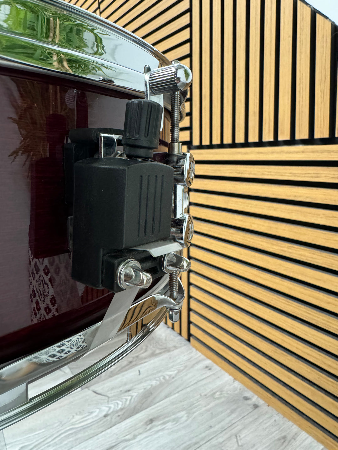 SONOR 3007 Maple Snare Drum 14” x 5.5” / 10-Lug / Red #VK17