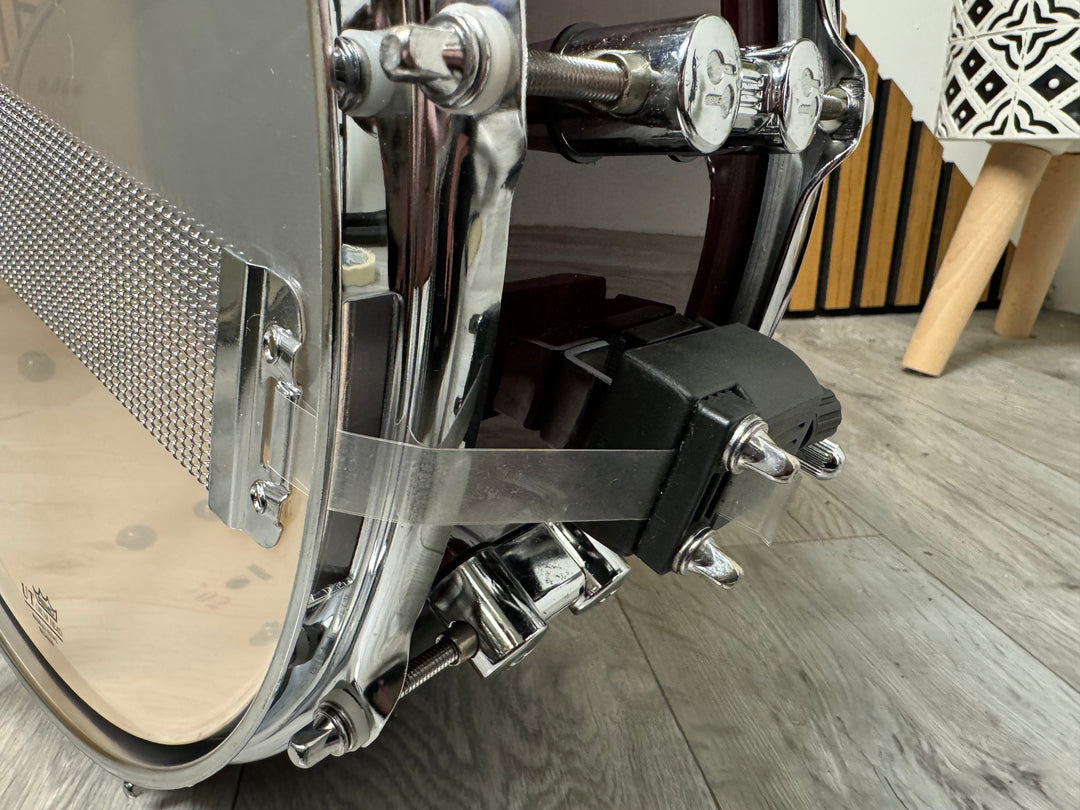 SONOR 3007 Maple Snare Drum 14” x 5.5” / 10-Lug / Red #VK17