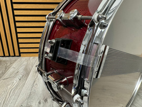 SONOR 3007 Maple Snare Drum 14” x 5.5” / 10-Lug / Red #VK17