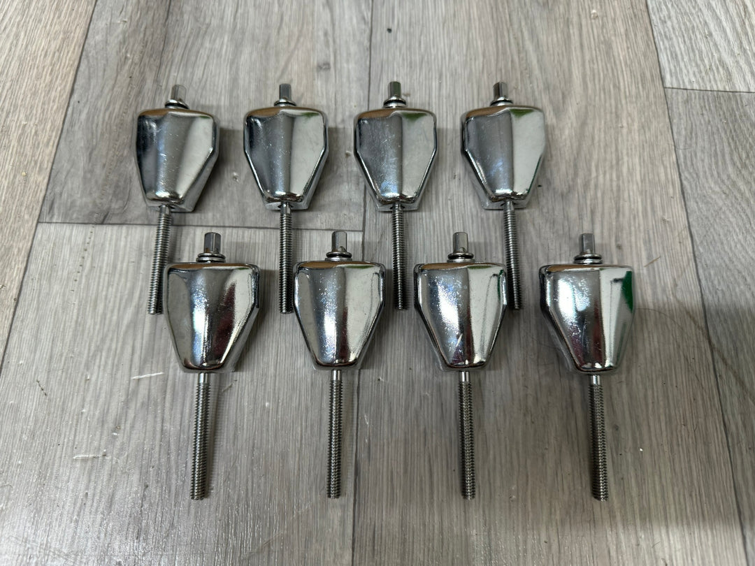 Bass Drum Tension Rods & Claws Drum Hardware x8 #VK39