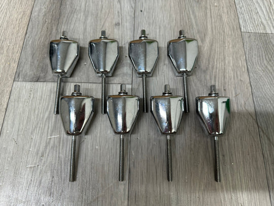 Bass Drum Tension Rods & Claws Drum Hardware x8 #VK39
