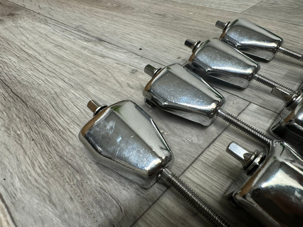 Bass Drum Tension Rods & Claws Drum Hardware x8 #VK39