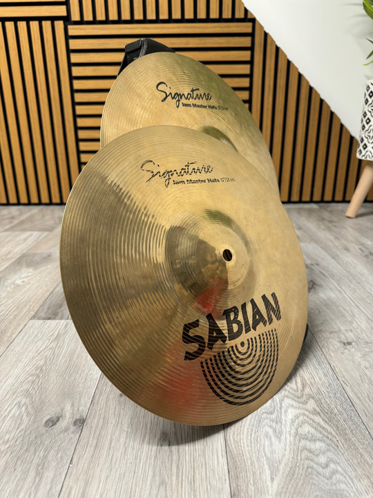 Sabian Signature 'David Garbaldi' Jam Master Hats 13”/33cm Hi Hat Cymbals #OP1
