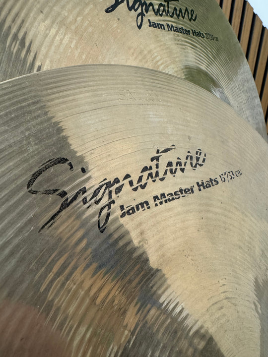 Sabian Signature 'David Garbaldi' Jam Master Hats 13”/33cm Hi Hat Cymbals #OP1