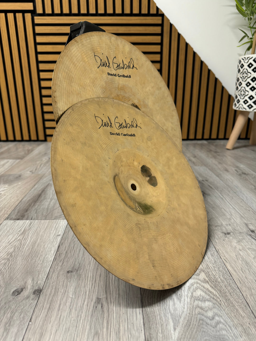 Sabian Signature 'David Garbaldi' Jam Master Hats 13”/33cm Hi Hat Cymbals #OP1