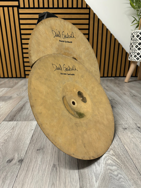 Sabian Signature 'David Garbaldi' Jam Master Hats 13”/33cm Hi Hat Cymbals #OP1