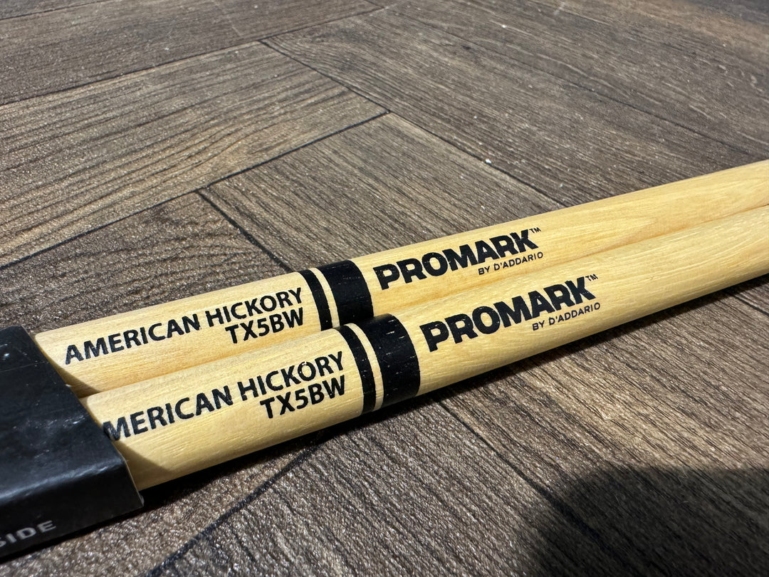 Promark 5B American Hickory TX5BW / Drum Sticks (Pair) #OB6