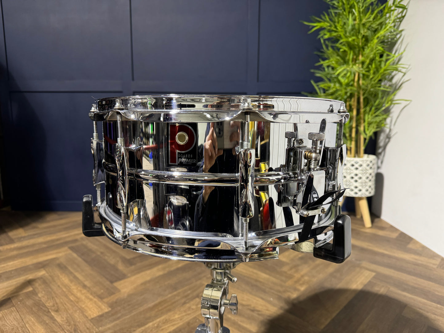 Premier '1026' 14''x6.5" Snare Drum / Chrome over Steel / 8-Lug #MS75