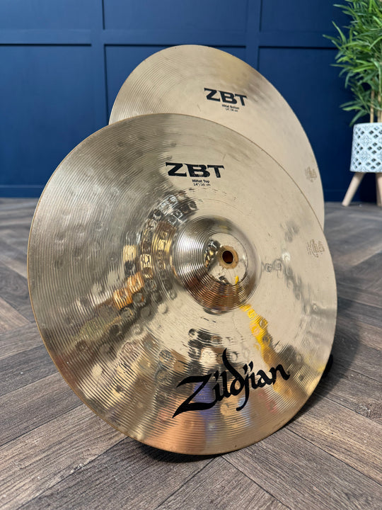 Zildjian ZBT Hi Hats 14”/35cm Cymbals (Pair) #OB25