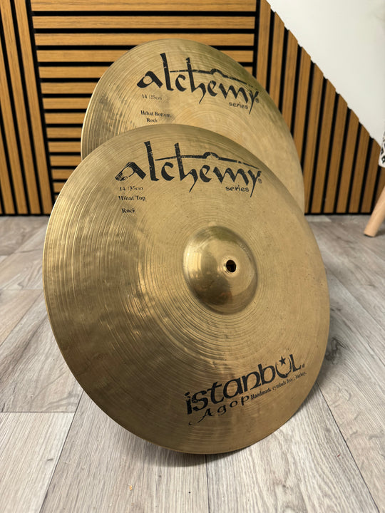 Istanbul Alchemy Rock Hi Hats 14”/35cm Hi Hat Cymbals (Pair) #VK48