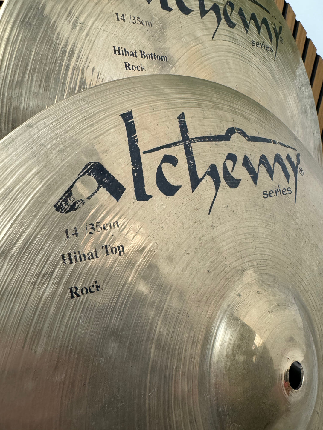 Istanbul Alchemy Rock Hi Hats 14”/35cm Hi Hat Cymbals (Pair) #VK48
