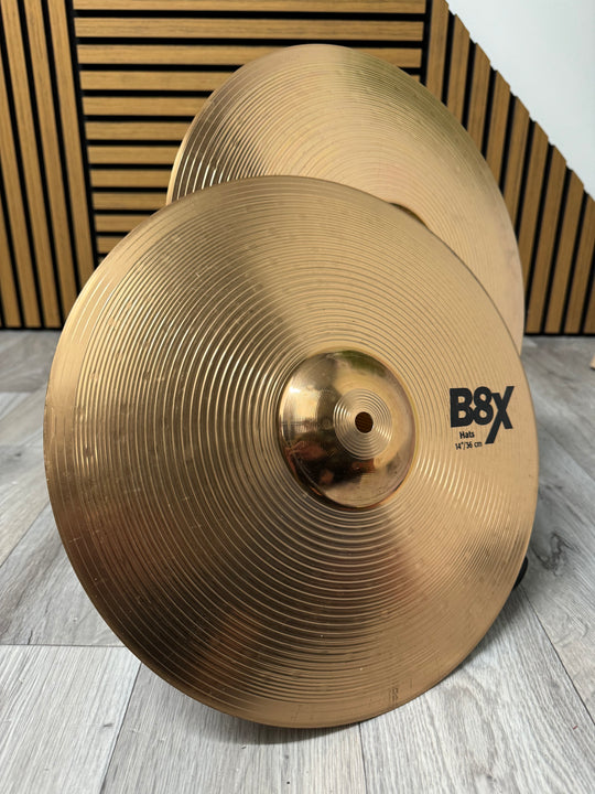 Sabian B8X Hi Hats 14"/35cm Cymbals (Pair) #VK54